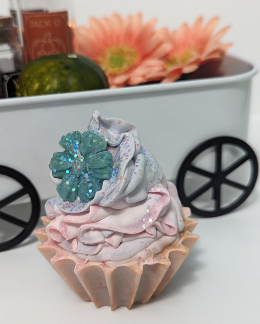 Floral Cupcake Soap